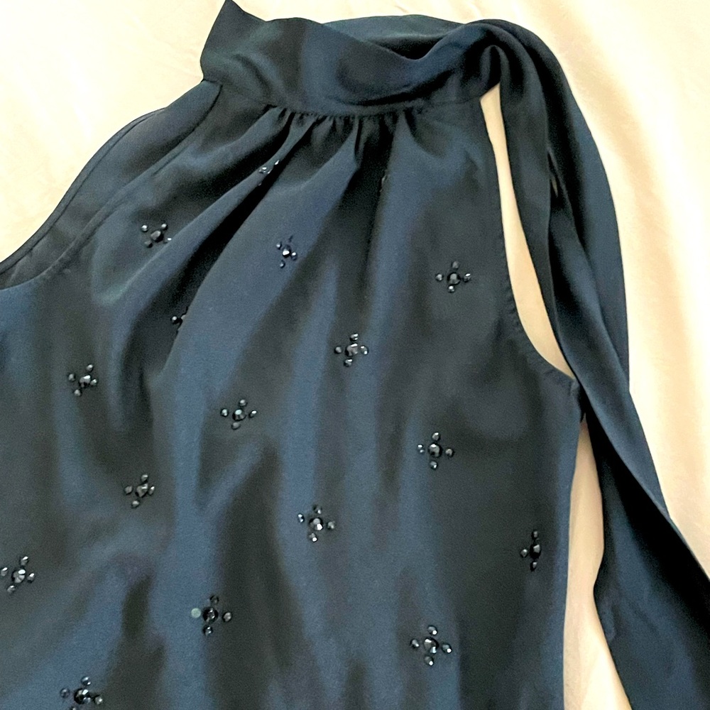 NY & Co. Neck tie Blouse